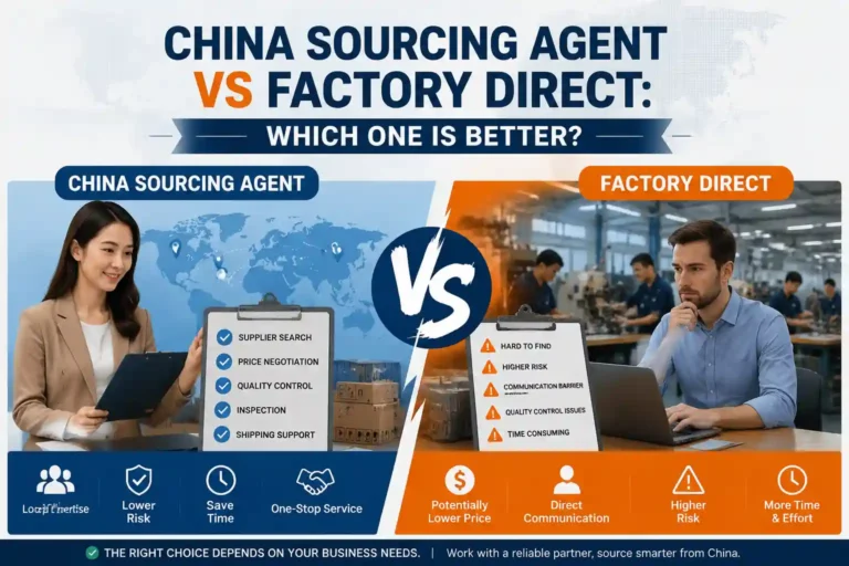 china sourcing agent vs factory direct which one is better for importing from china