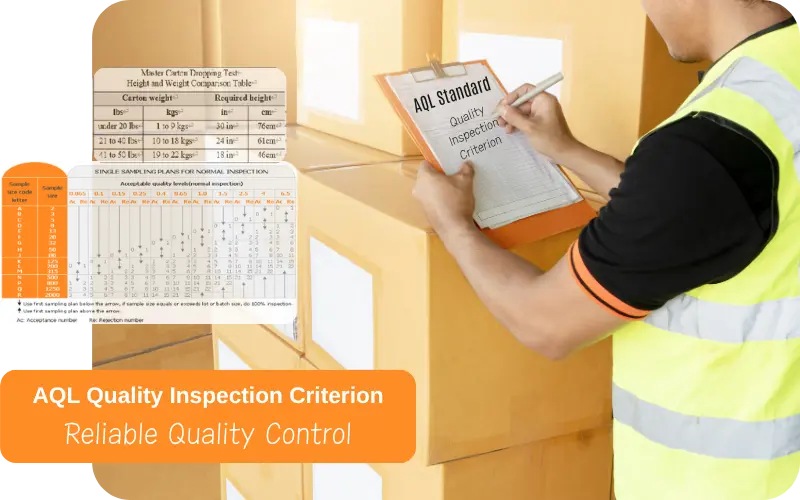 inspector reviewing finished goods before shipment